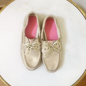Women 5m Sperry Gold Shimmer